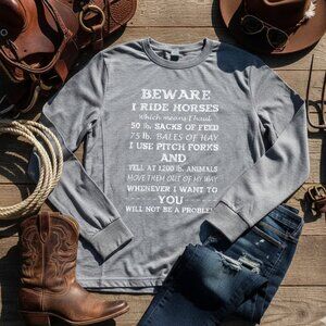 Country Girl Badass Long Sleeve